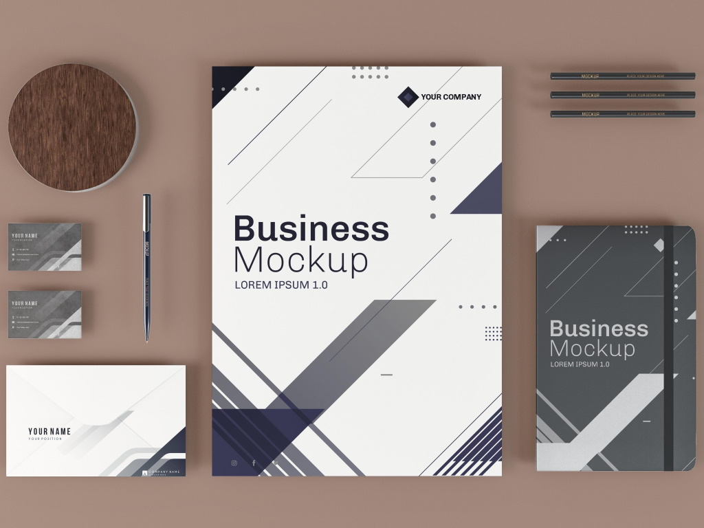 Name Card, Envelope, Letterhead, Diary & Folder